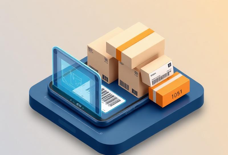 AI Parcel Scan extracting data from a carrier label